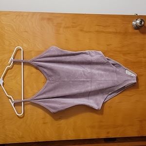 Everlane Velour Cami Bodysuit